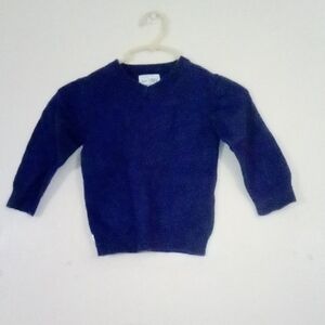Place Boys Deep Blue V-Neck Sweater